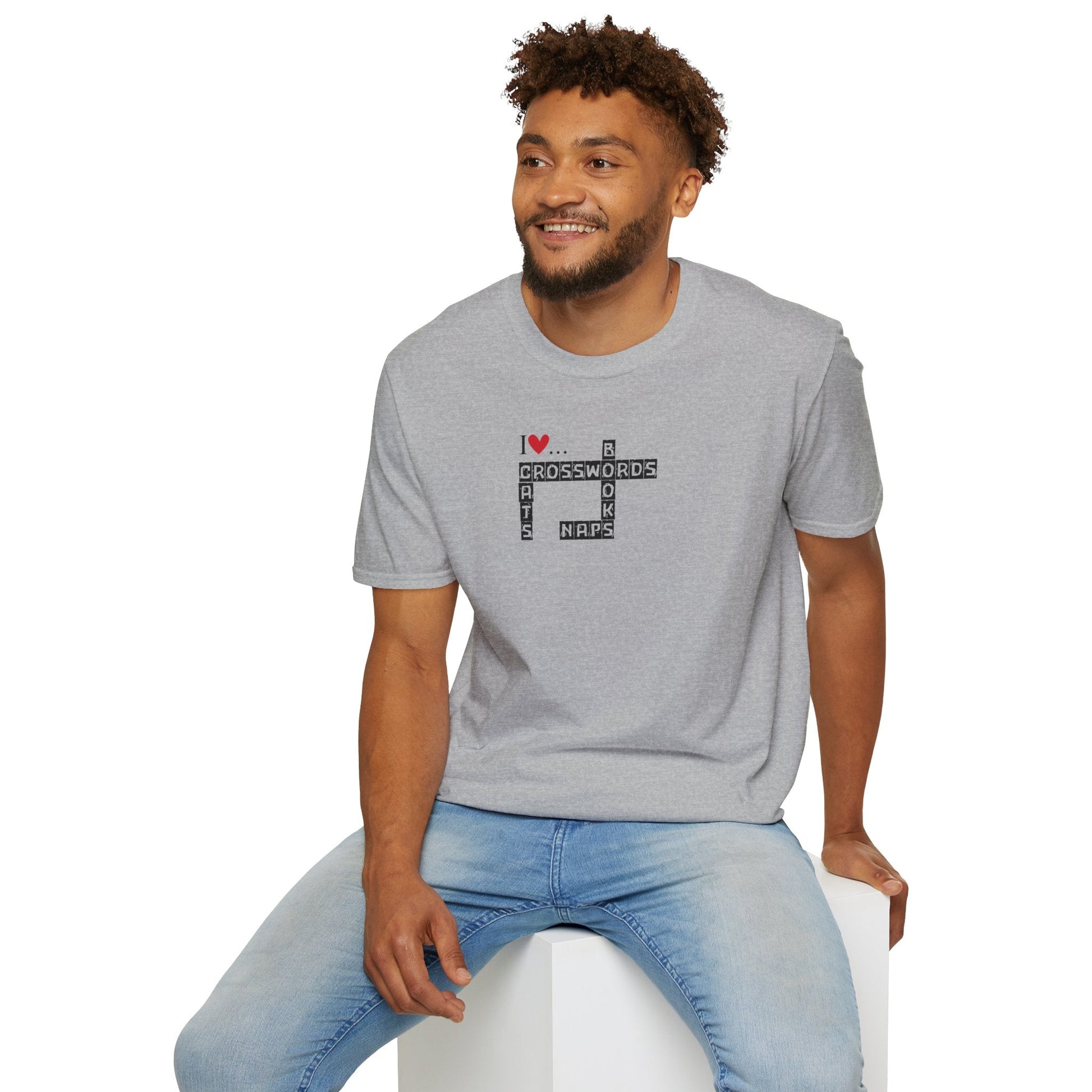 Purrfectly Cozy Crosswords Unisex T-Shirt - Korvel