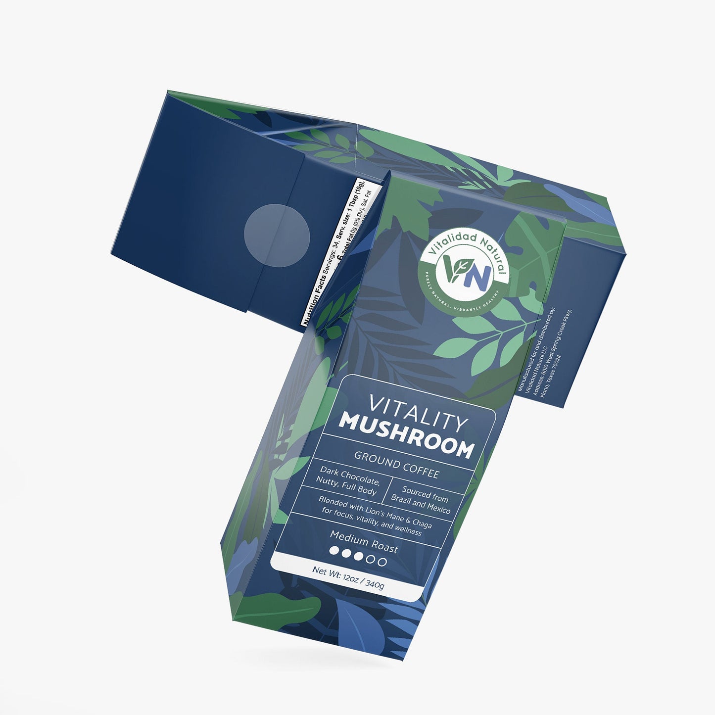 Vitality Mushroom Coffee - Medium Roast Blend