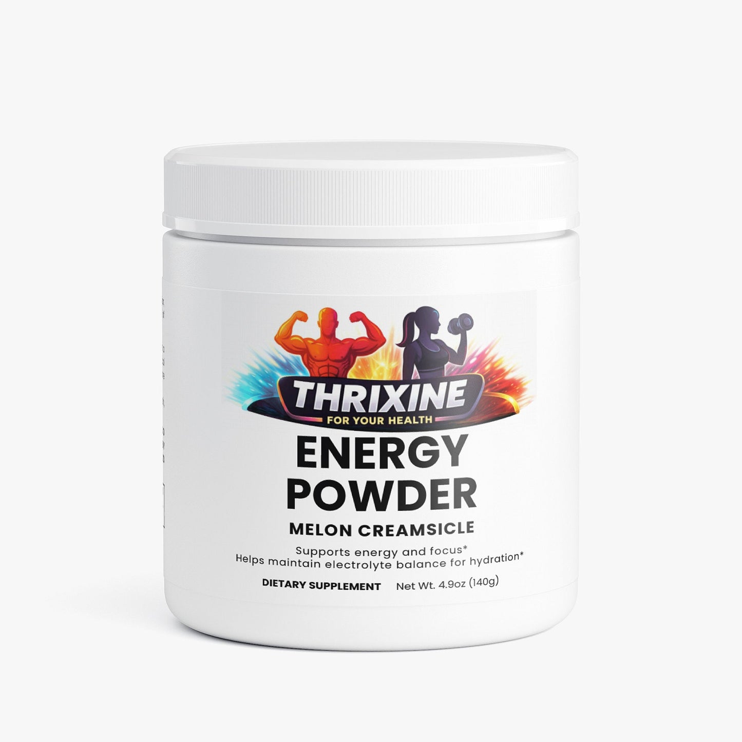 Polvo Energético Premium - Sabor Melón Crema