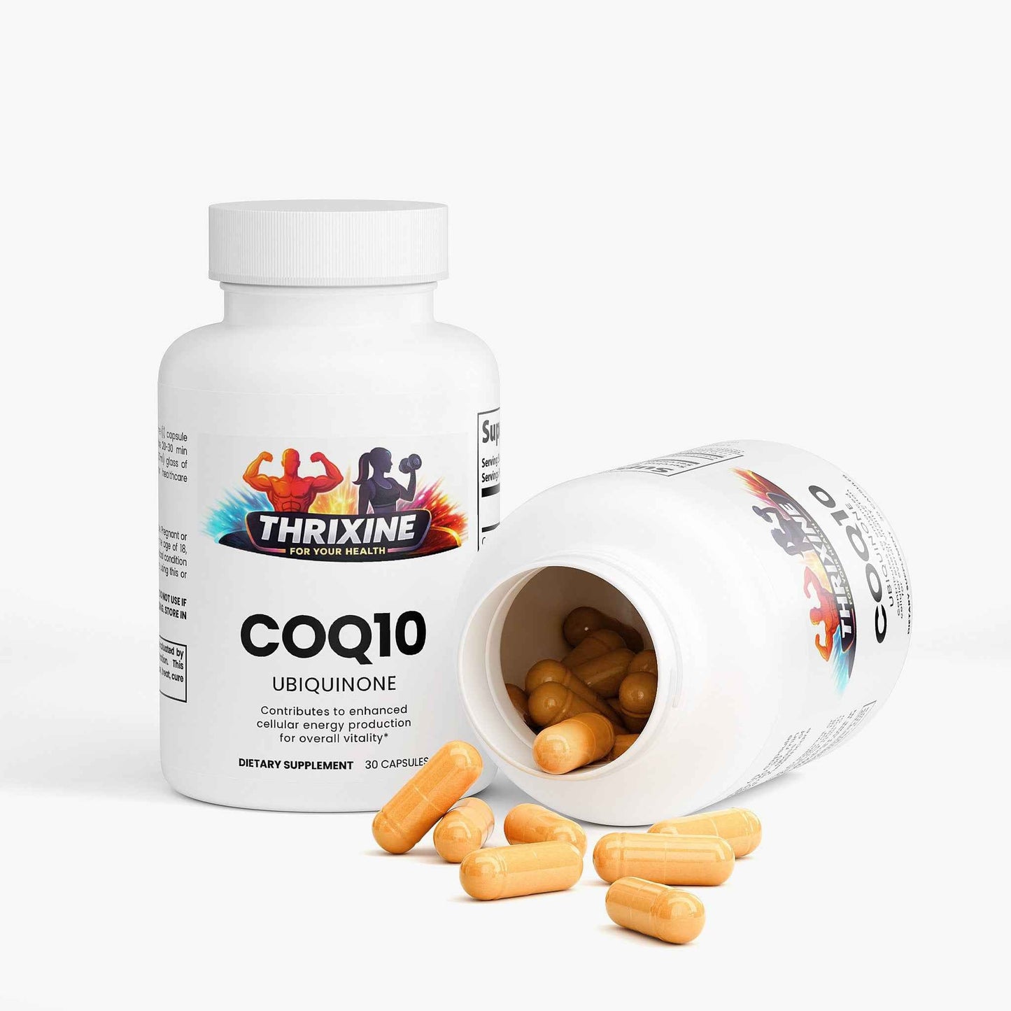Premium Ubiquinone CoQ10 Capsules - Made in the USA