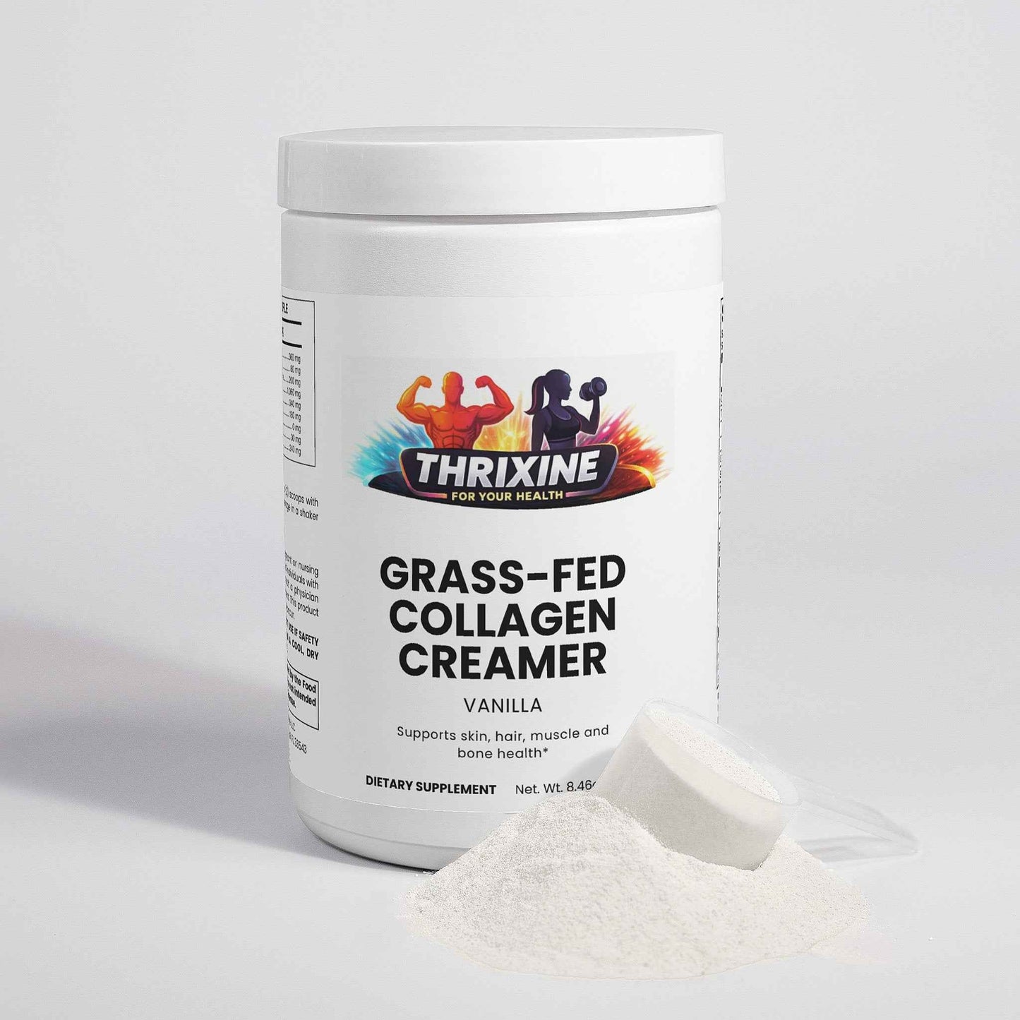 Premium Grass-Fed Collagen Creamer - Vanilla Flavor