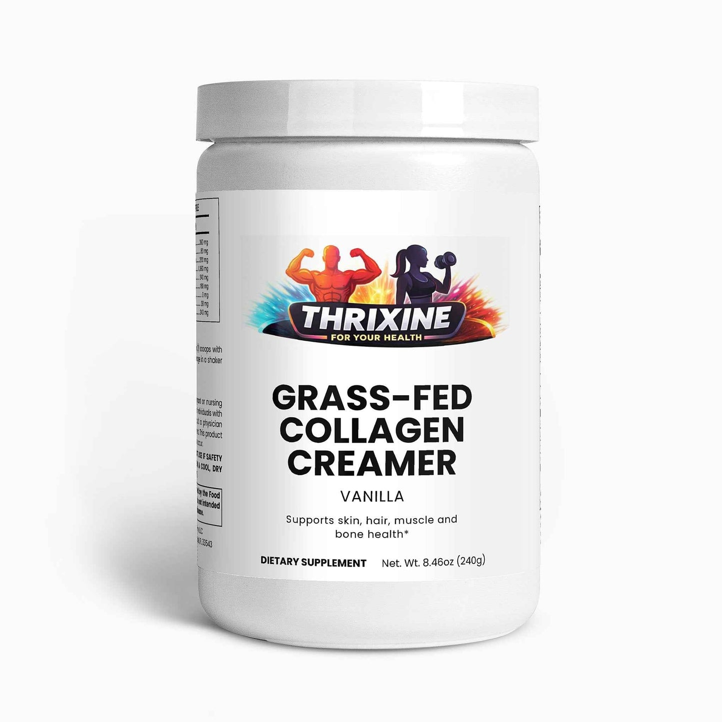 Premium Grass-Fed Collagen Creamer - Vanilla Flavor