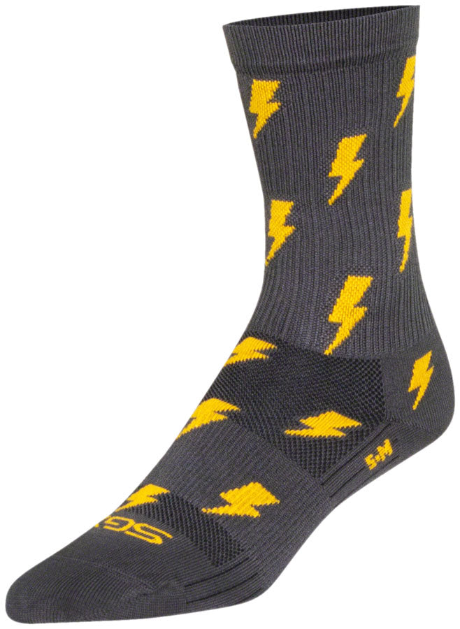 Chaussettes SockGuy SGX Lit - 6" Gris Grand/X-Large