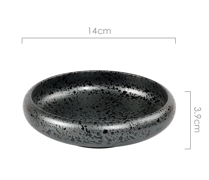 Creative retro ceramic plates plates dishes sushi plates tableware snack plates - Korvel