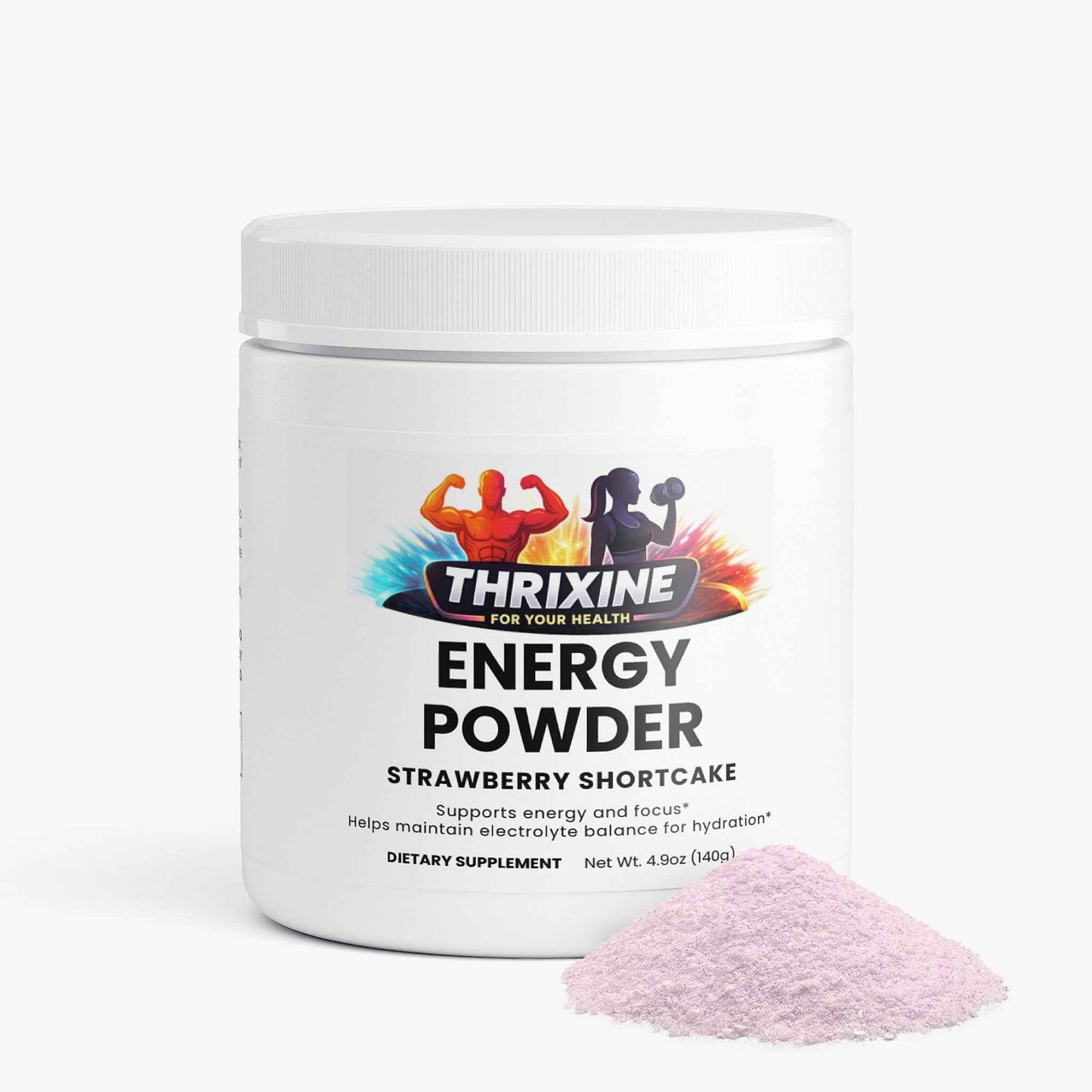 Strawberry Shortcake Energy Powder - Made in the USA