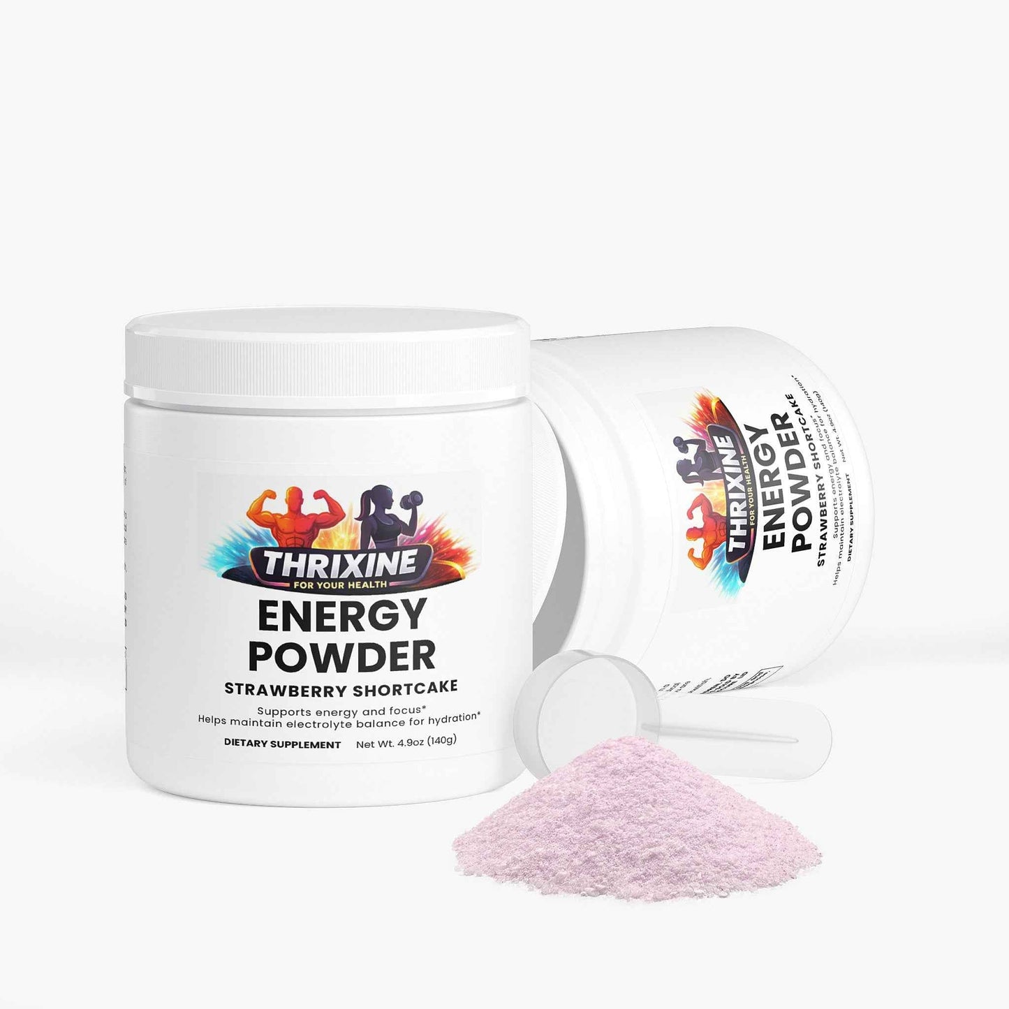 Strawberry Shortcake Energy Powder - Made in the USA