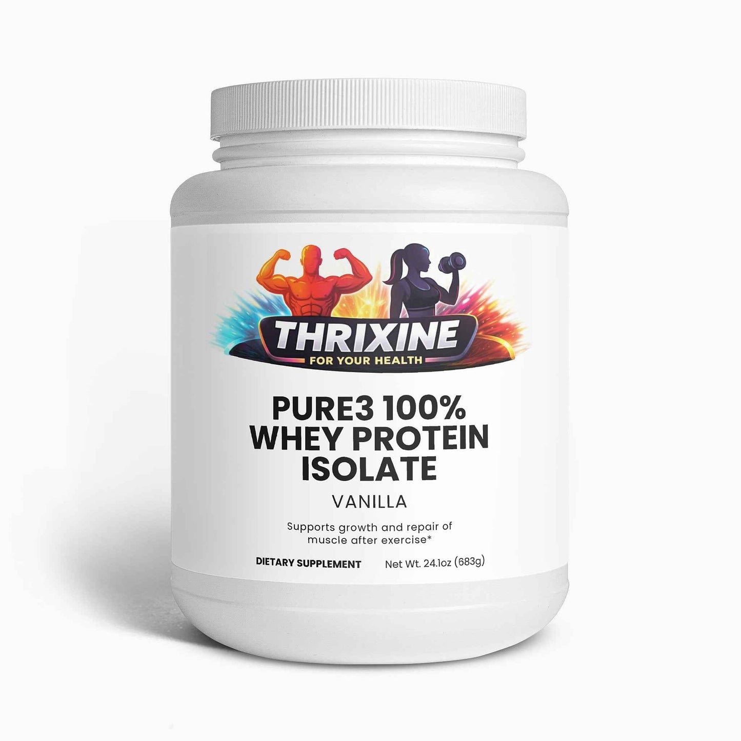Pure3 100% Whey Protein Isolate - Vanilla Flavor