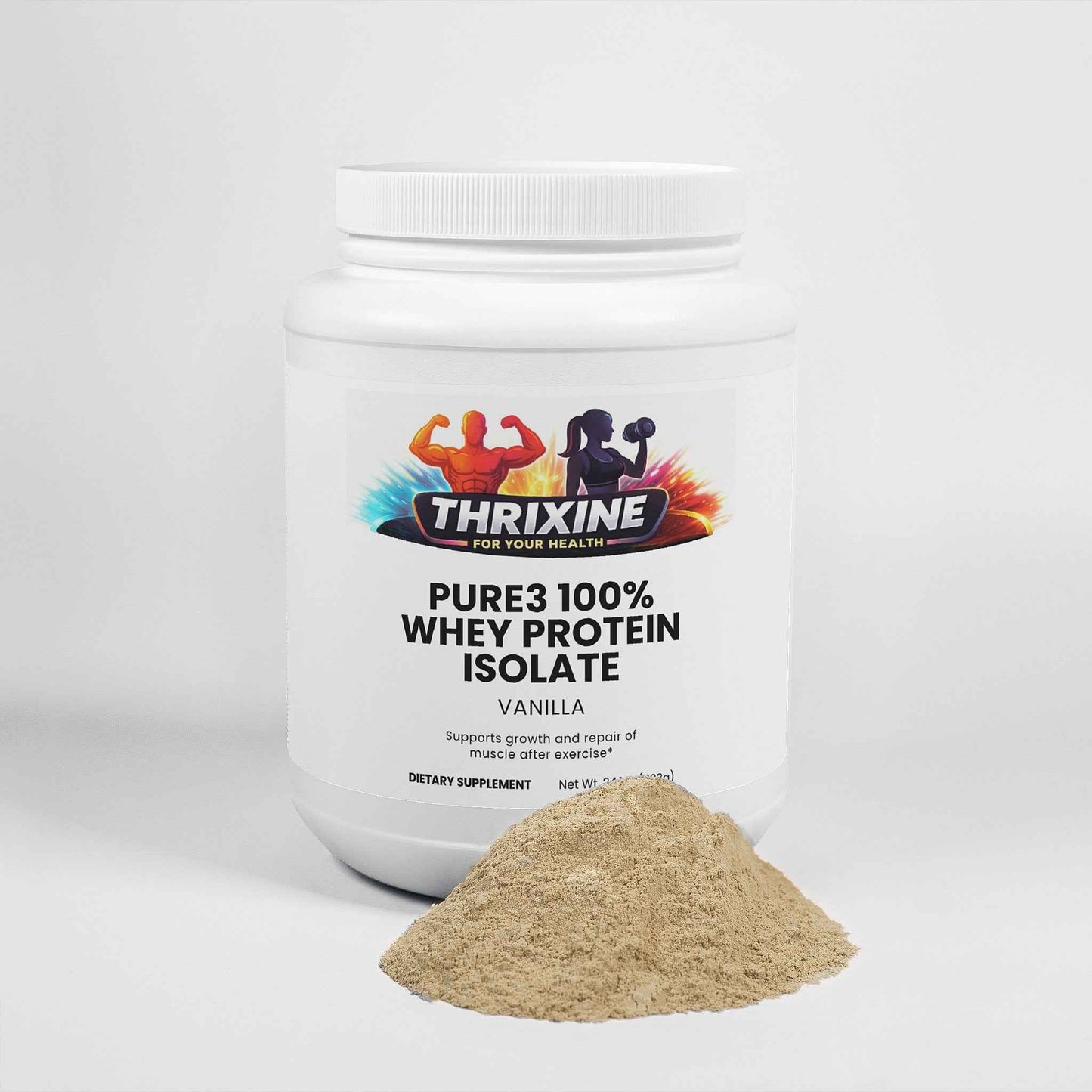 Pure3 100% Whey Protein Isolate - Vanilla Flavor