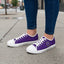Epilepsy Warrior Purple Awareness Low Top Sneakers