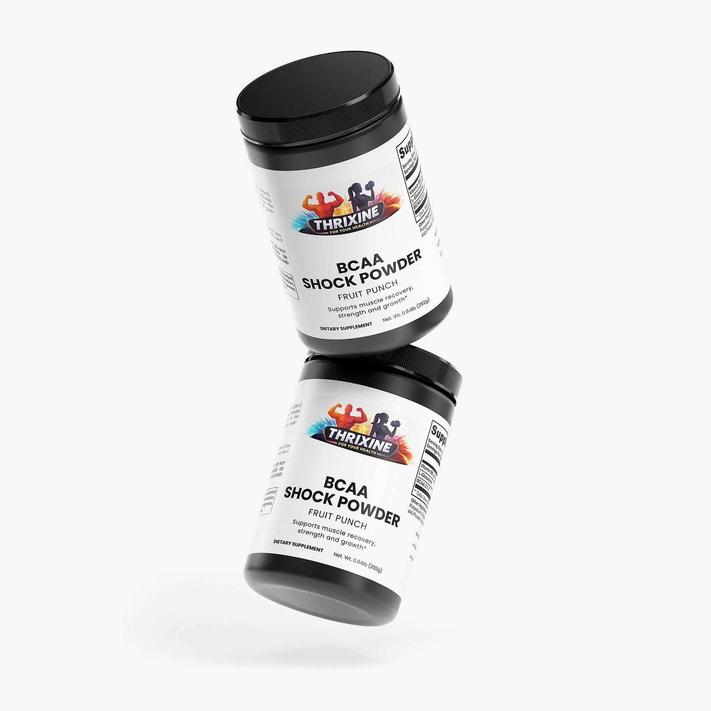 BCAA Shock Powder - Fruit Punch Flavor, Made in the USA