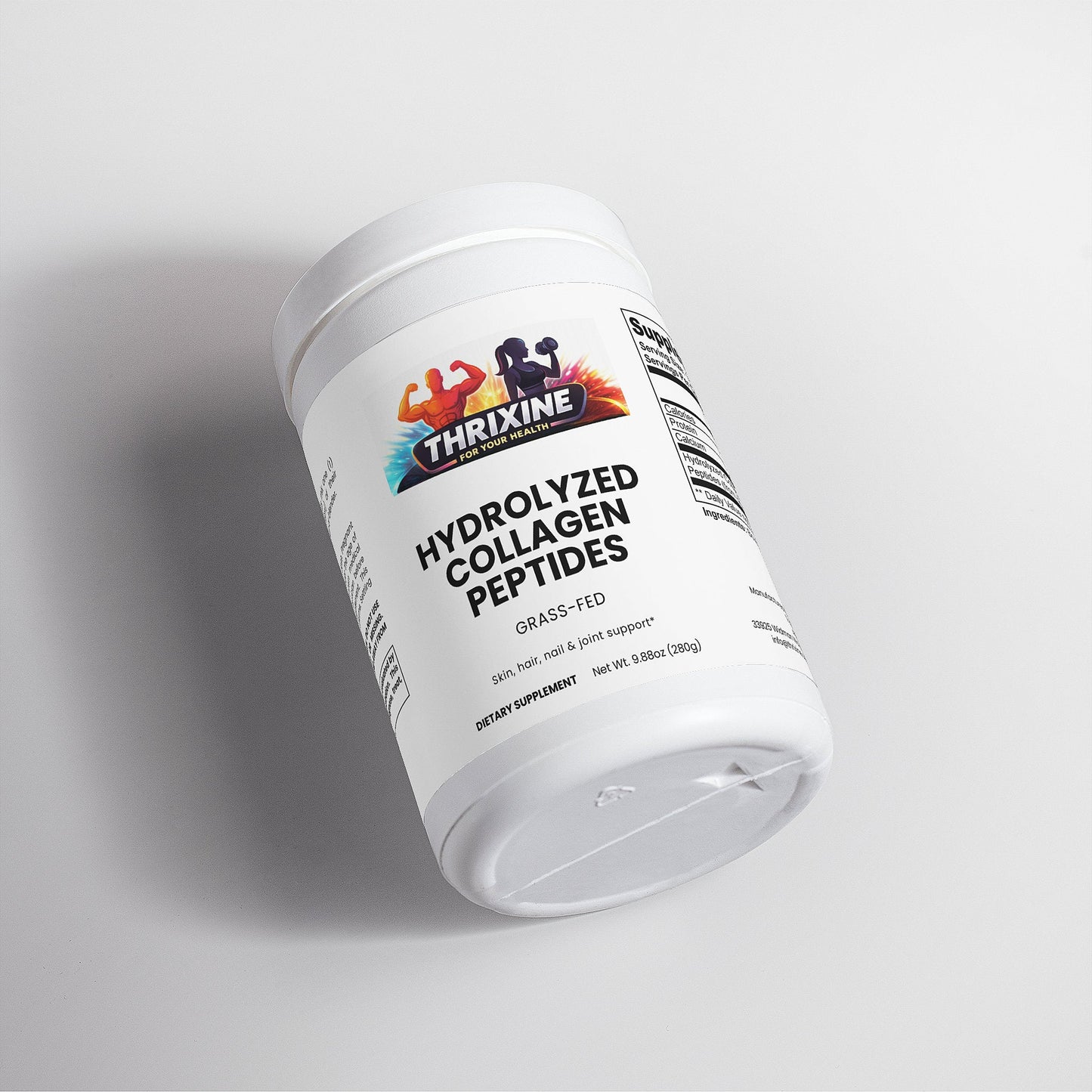 Premium Grass-Fed Hydrolyzed Collagen Peptides - Made in the USA