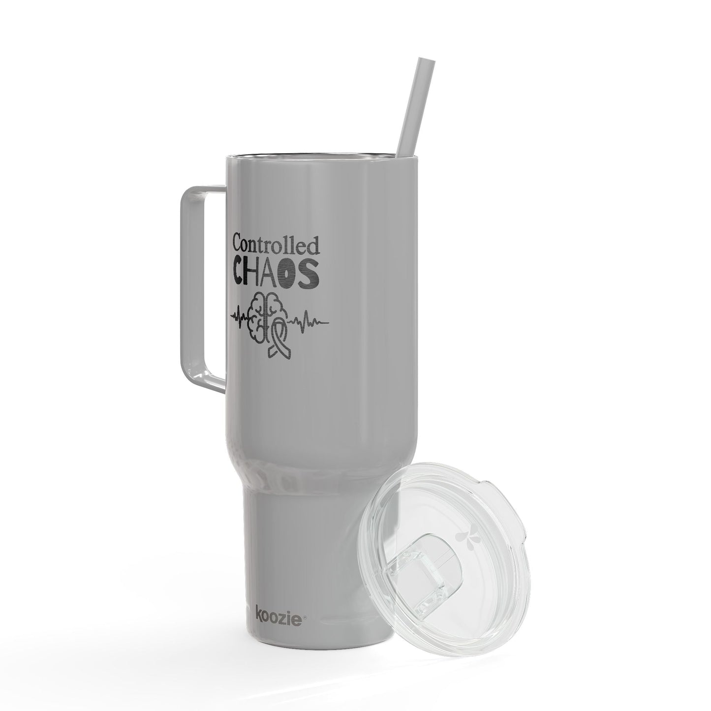 Controlled Chaos 40oz Tumbler – Neurostrong Insulated Travel Mug