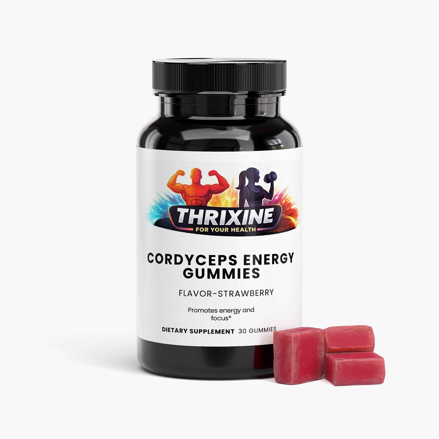 Gomitas de Energía Cordyceps - Soporte de Rendimiento Premium