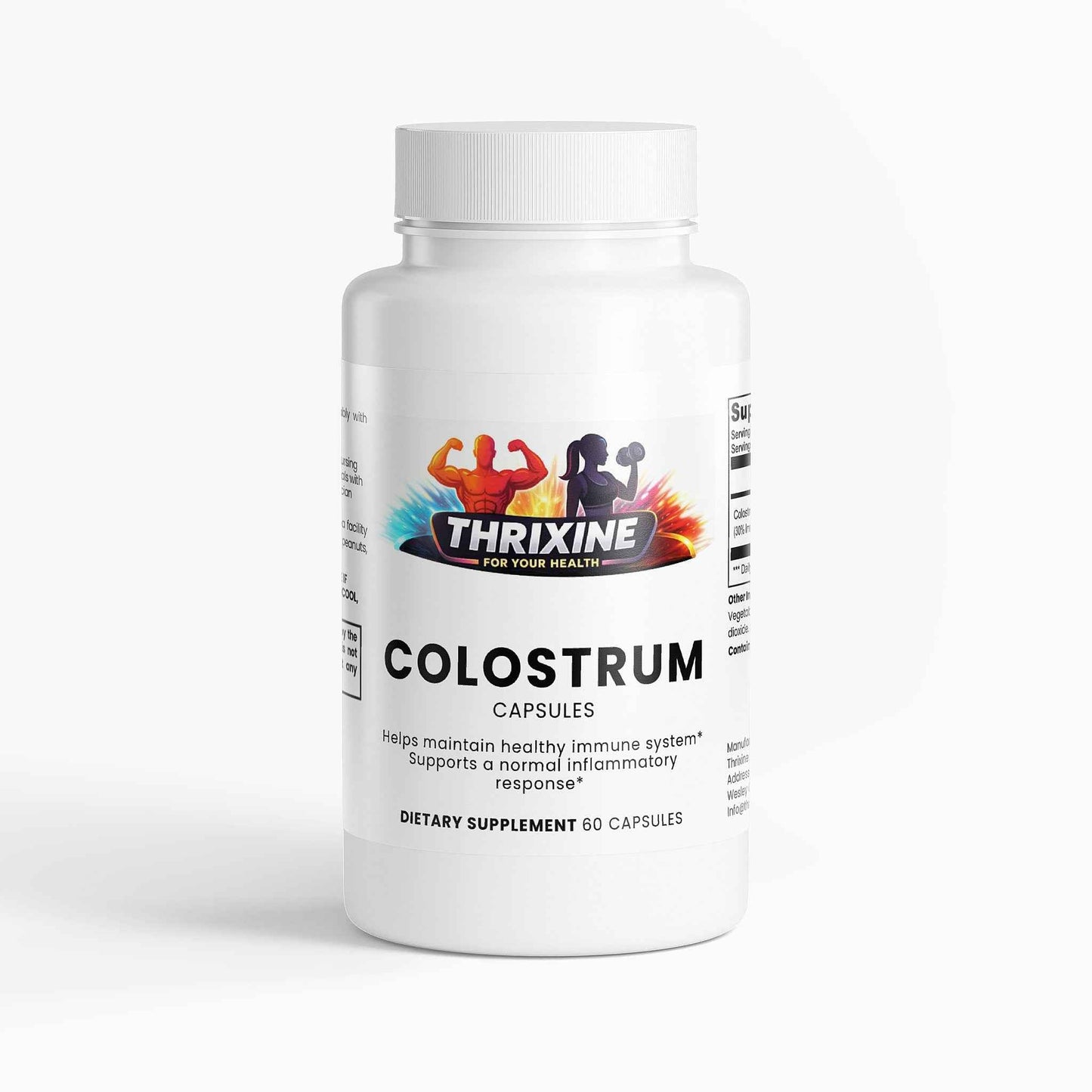 Premium Colostrum Capsules - Made in the USA