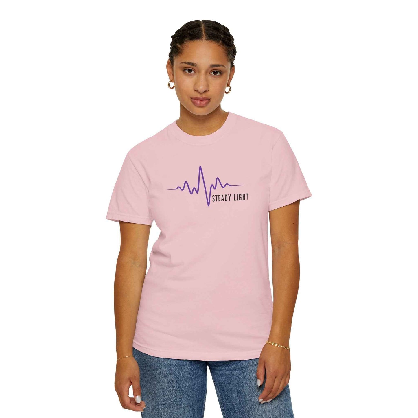 Steady Light EEG Wave T-Shirt - Minimalist Awareness Tee