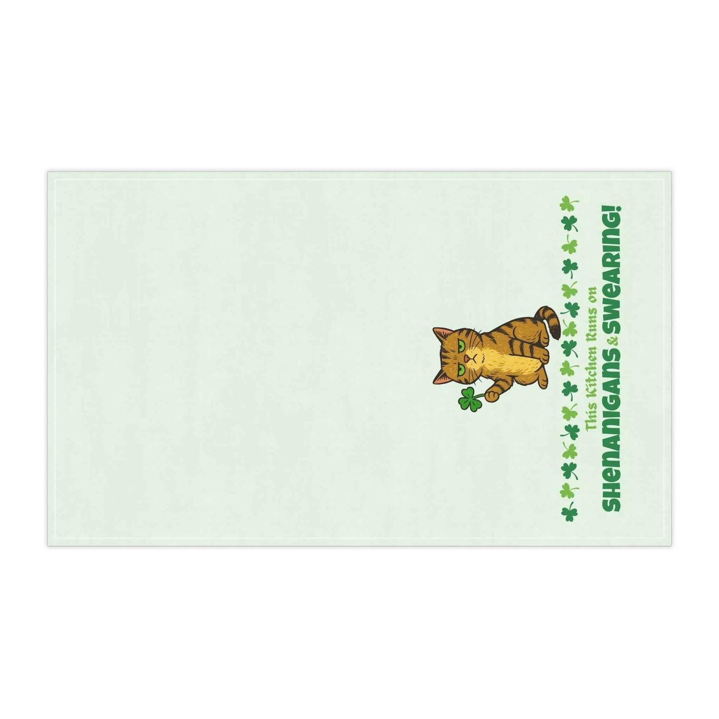 Shenanigans & Swearing Kitchen Towel | St. Patrick’s Day Humor