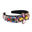 Fashionable retro wide edge sponge compression headband - Korvel