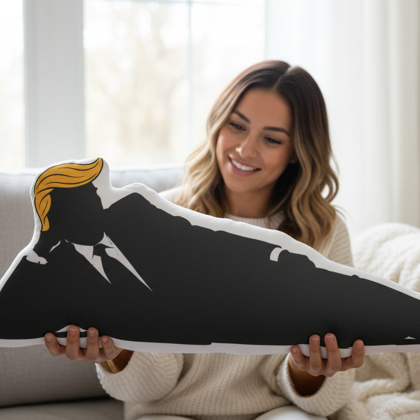 Reclining Silhouette Pillow — Unbothered Elegance