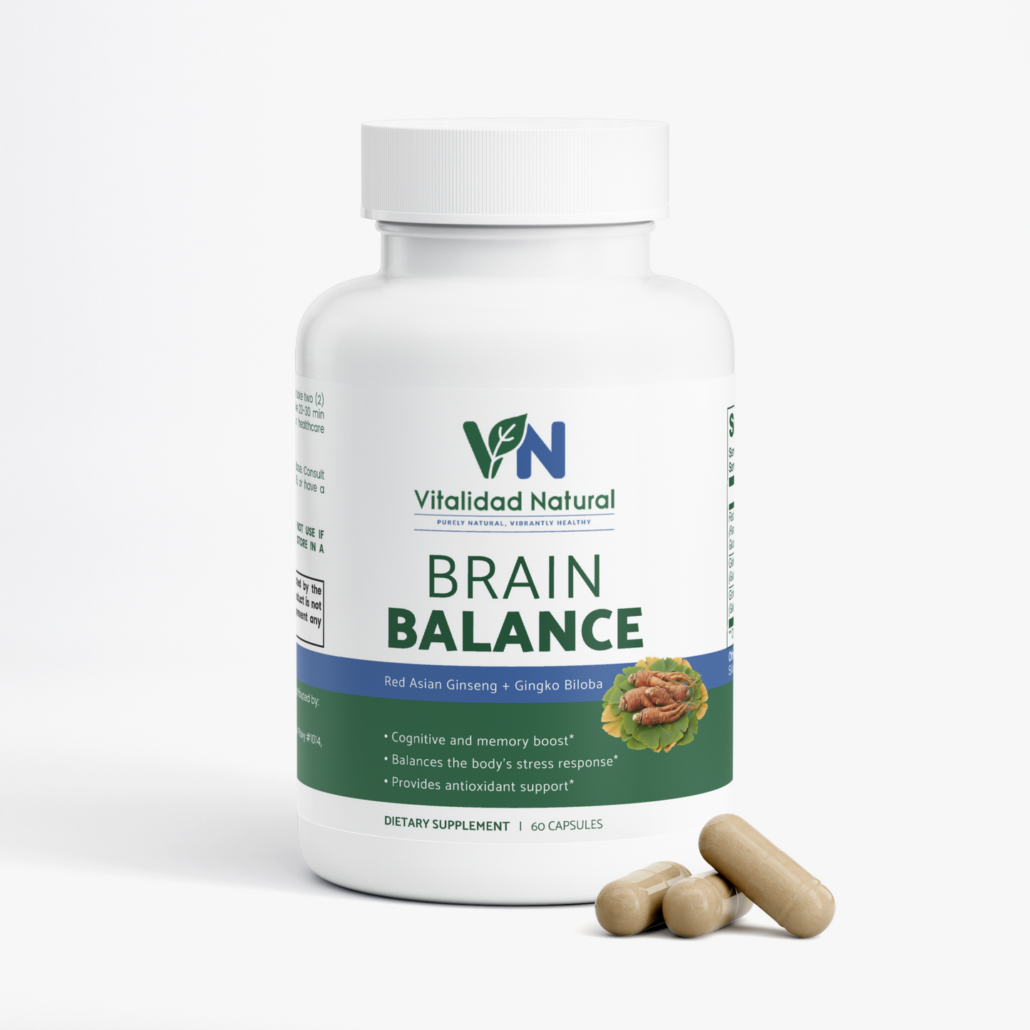 Premium Ginkgo Biloba & Ginseng Capsules