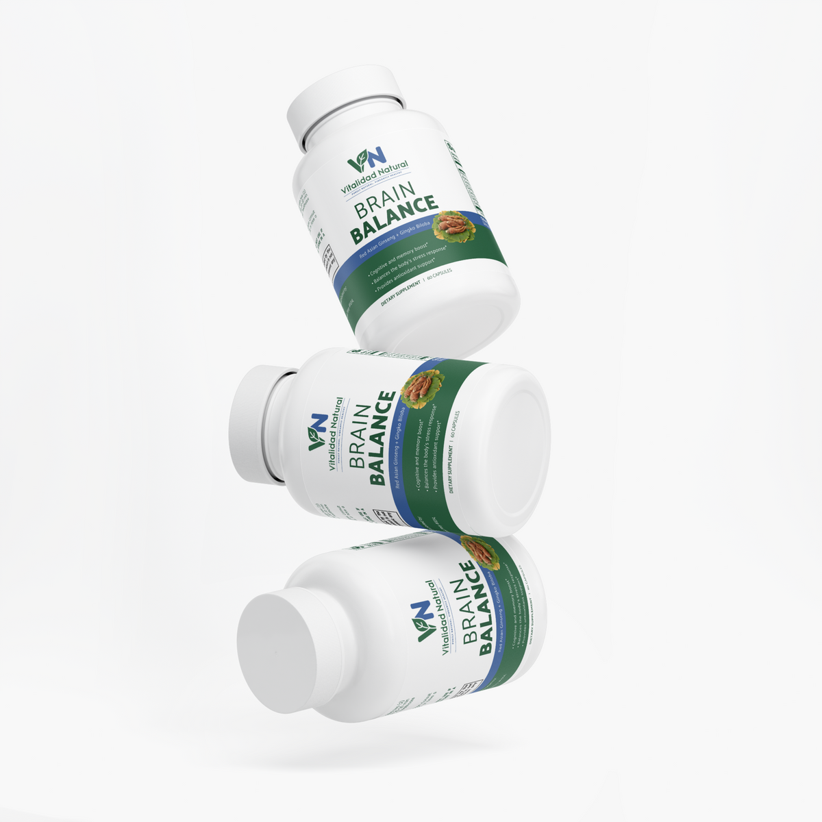 Premium Ginkgo Biloba & Ginseng Capsules
