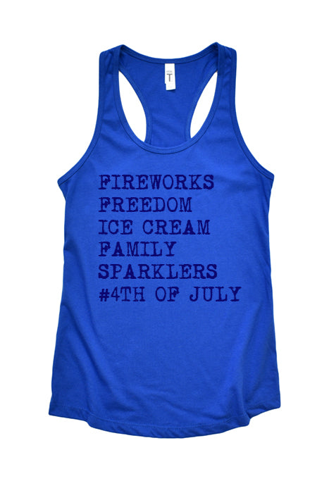 4th of July 1784 Tank Top