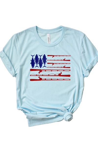 Fish & Guns Flag 1787 Batting Tee - Korvel