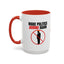 Make Politics Boring Again Parody Mug – Two-Tone Ceramic Coffee Cup