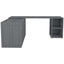 Queen Size Murphy Bed with Rotable Desk  Gray - Korvel