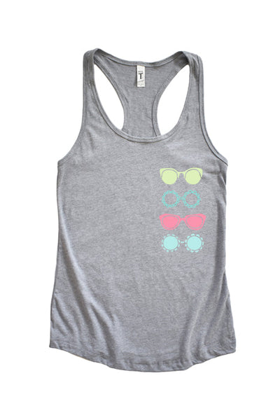 Sunglasses Racerback Tank Top