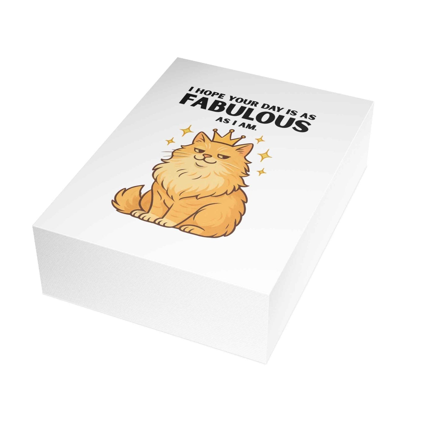 Espero que tu día sea tan fabuloso como yo - Set de Tarjetas de Felicitación