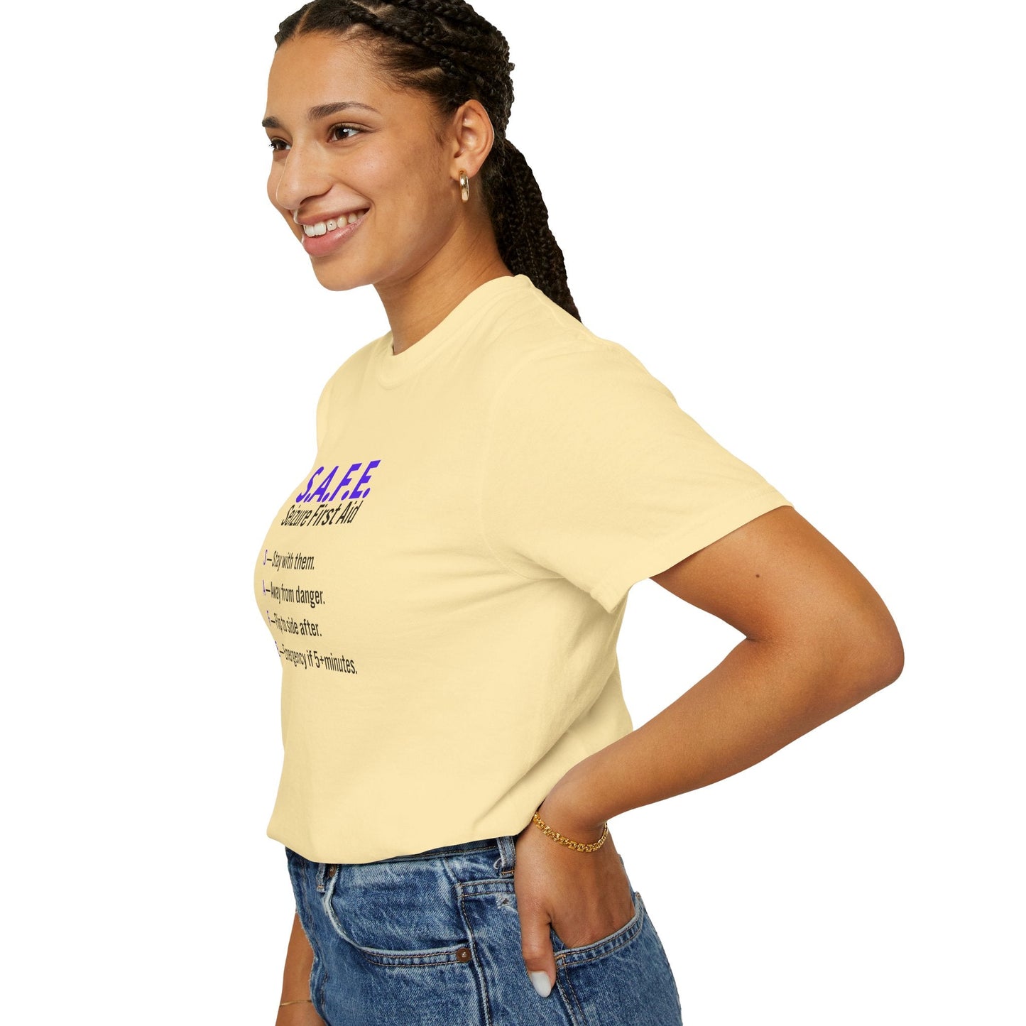 S.A.F.E. Seizure First Aid T-Shirt – Epilepsy Awareness Tee