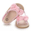 Baby Shoes Summer New 0-1 Year Old Rubber Sole Bow Sandals Toddler Shoes Baby Shoes - Korvel