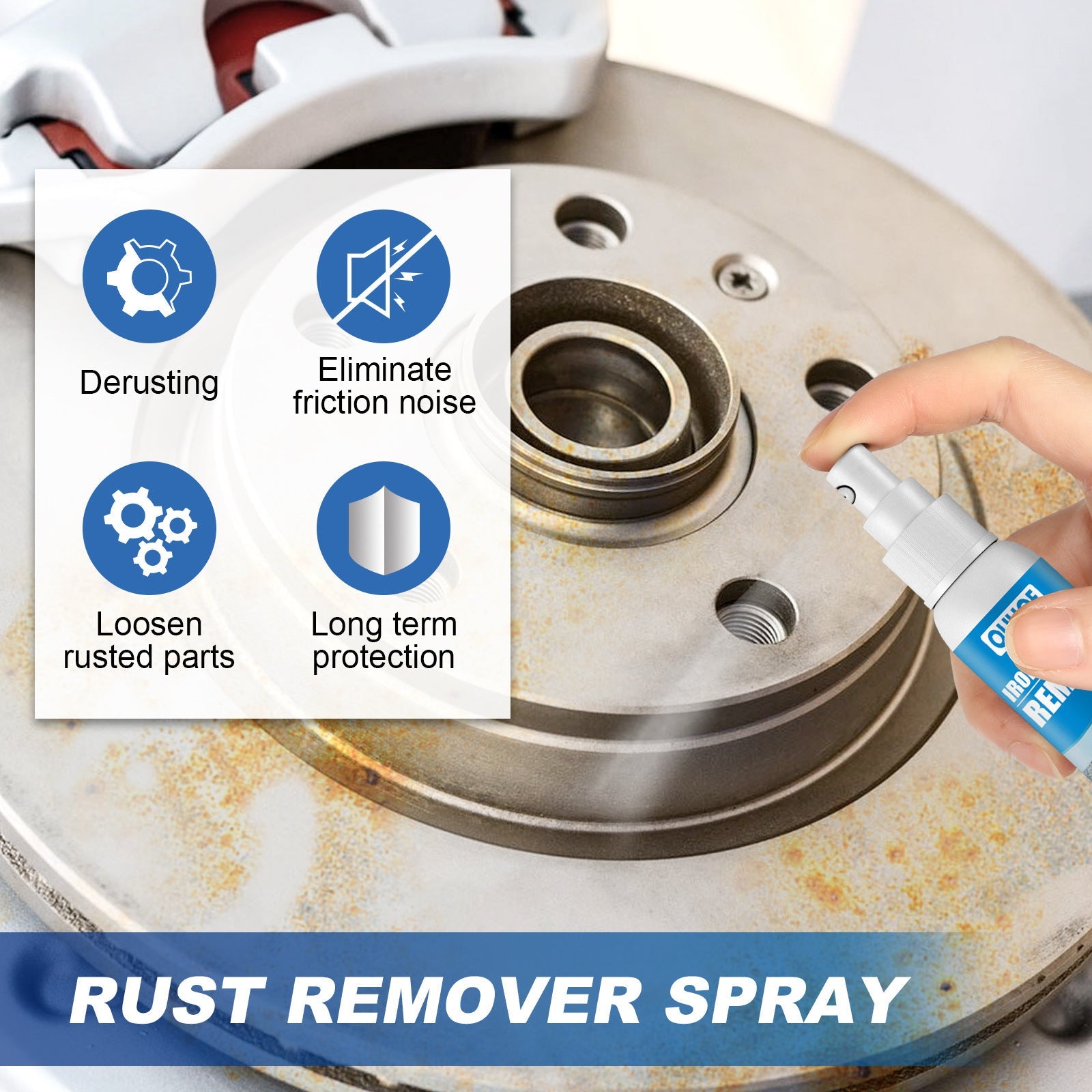 Auto Iron Powder Rust Remover Spray Rust Remover Auto Products Stain Remover Rust Remover Cleaning Products - Korvel