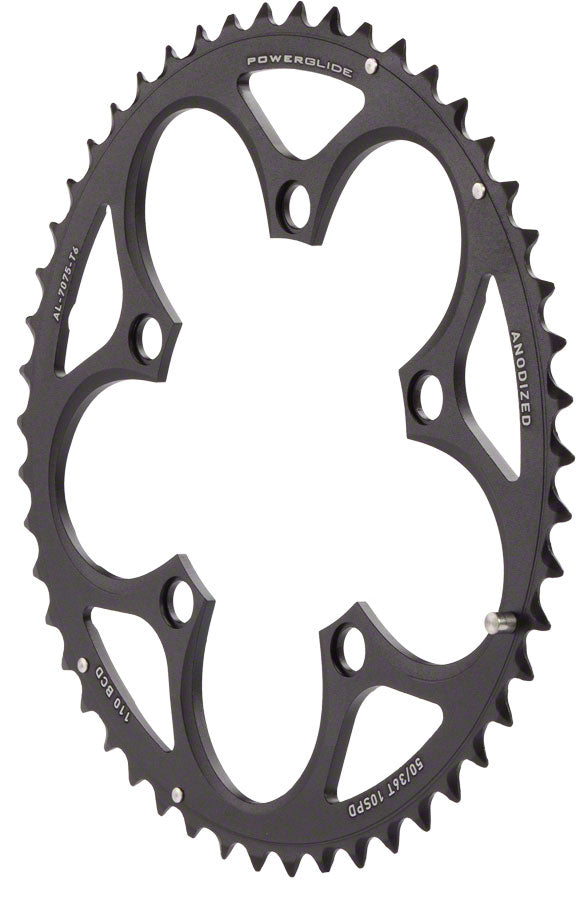 Plato de cadena SRAM 50T de 10 velocidades en negro para un rendimiento óptimo