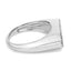 Anillo de Infinito con Acento de Diamante en Plata de Ley Baño de Oro de 14K