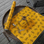 Zoomies Road Trip Cat Wrapping Paper - Golden Sketch Design