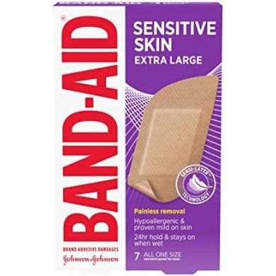 Tiras Adhesivas para Piel Sensible Extra Grande - 7 Contenido