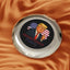 Tremendous Modesty Silver Compact Mirror
