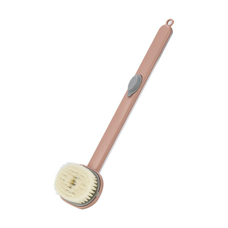 Long Handled Shower Massage Brush with Soft Bristles