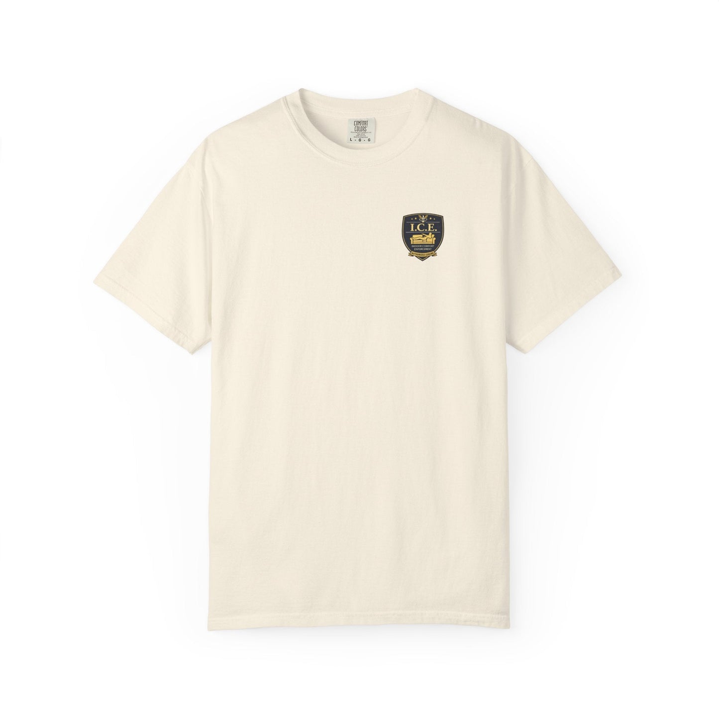 I.C.E. Badge T-Shirt | Institute of Cozy Excellence Tee