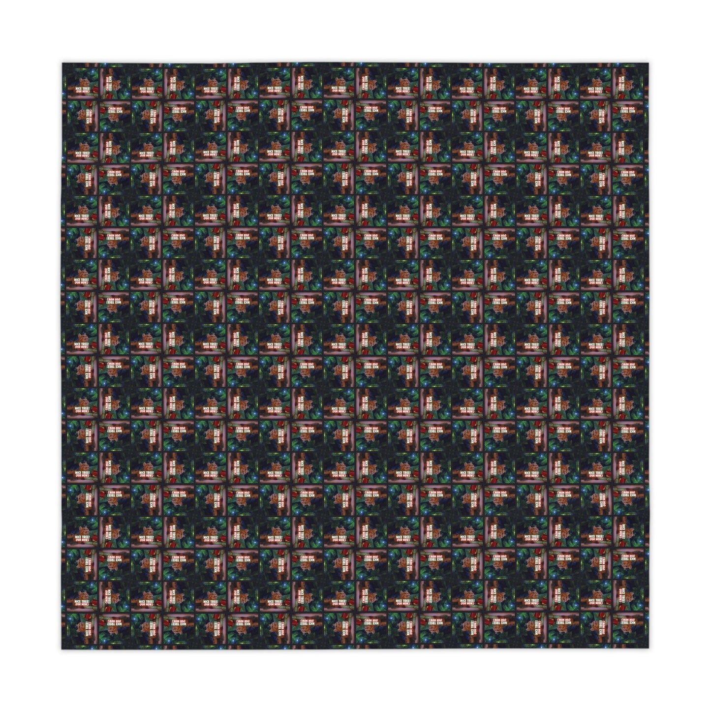 Charming Holiday Tree Tablecloth for Festive Dining