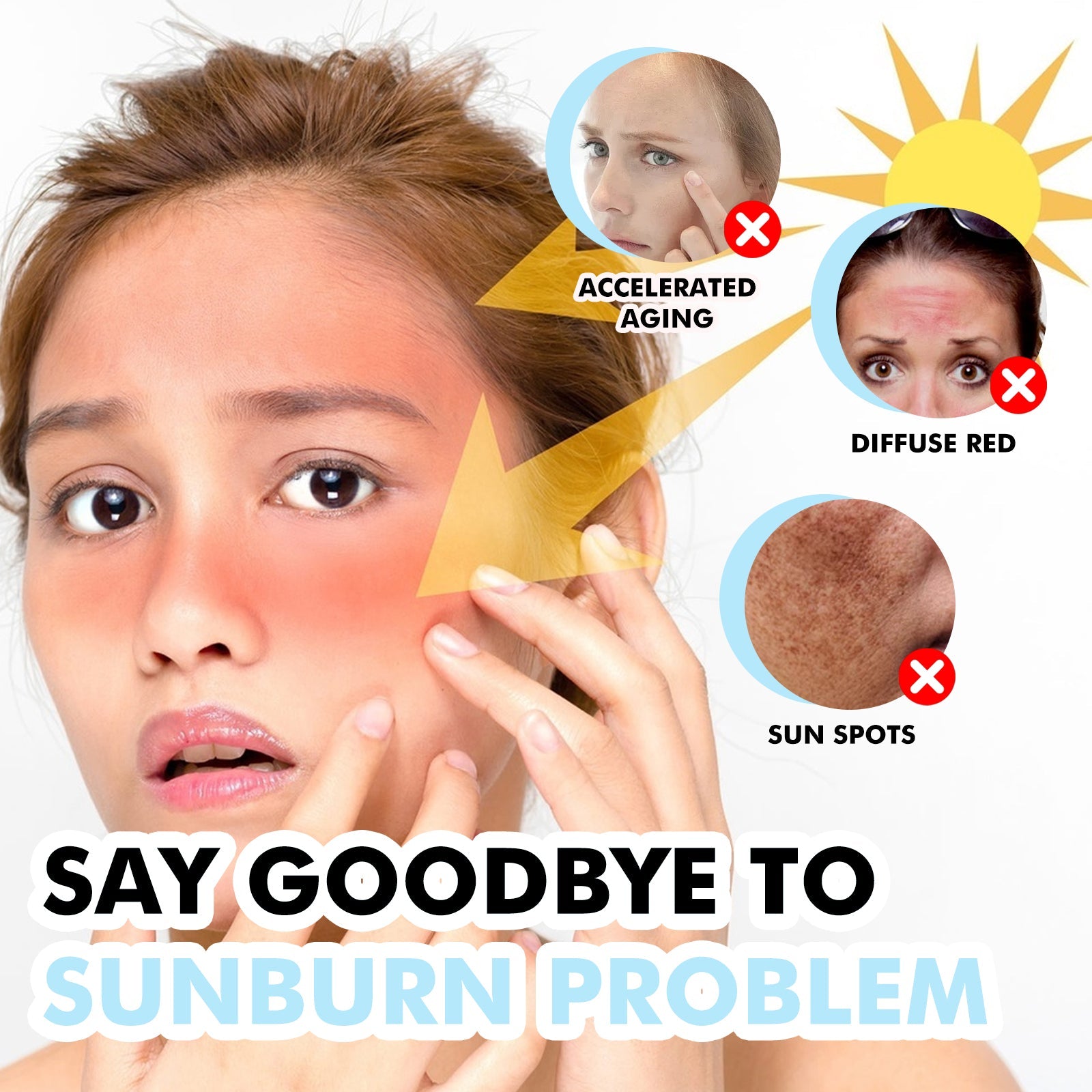 Silky-Fit Sun Stick, Gentle Moisturizing And Isolating Uv Protection To Repair Sunburned Red Skin - Korvel