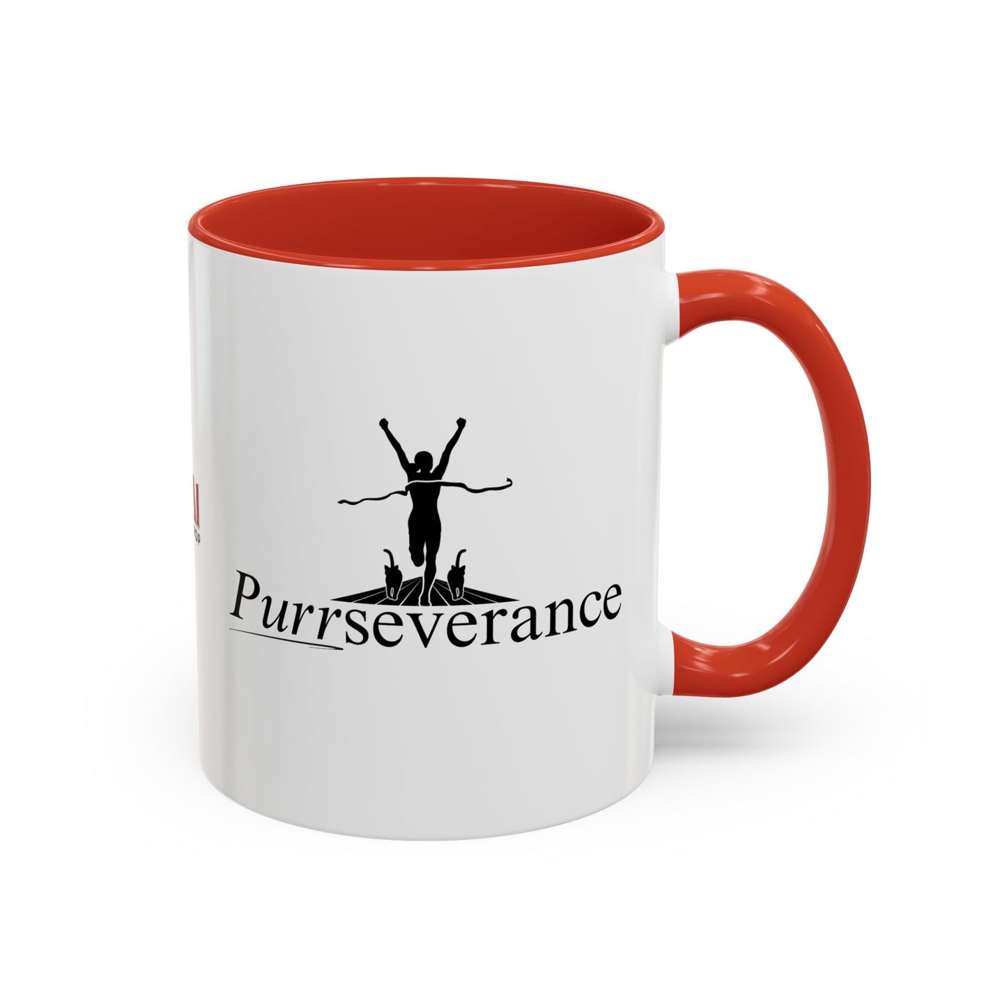 Purrseverance Accent Coffee Mug - Stylish & Functional