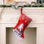 Christmas Decorations Rudolf Printed Christmas Socks Children's Gift with Large Christmas Socks - Korvel