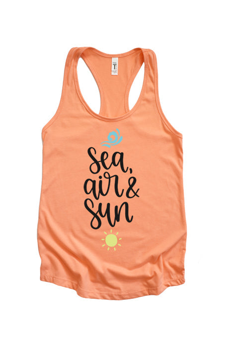Sea Air & Sun Racerback Tank Top - Korvel