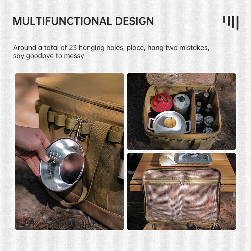 Outdoor Handbag Anti-Collision Storage Box Camping Waterproof Debris Bag Tableware and Kitchen Utensils Storage Bag - Korvel