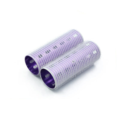 Thickened Colorful Aluminum Core Curling Barrels, 3x9cm Self-Adhesive Seamless USB Curling Rolls for Fluffy and Inward Curled Bangs - Korvel