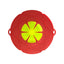 Silicone spill proof lid for household kitchens dust-proof splash proof boiling proof silicone lid flower shaped spill - Korvel