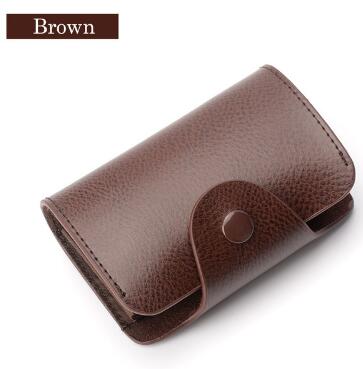Billetera de Cuero Genuino para Hombres y Mujeres