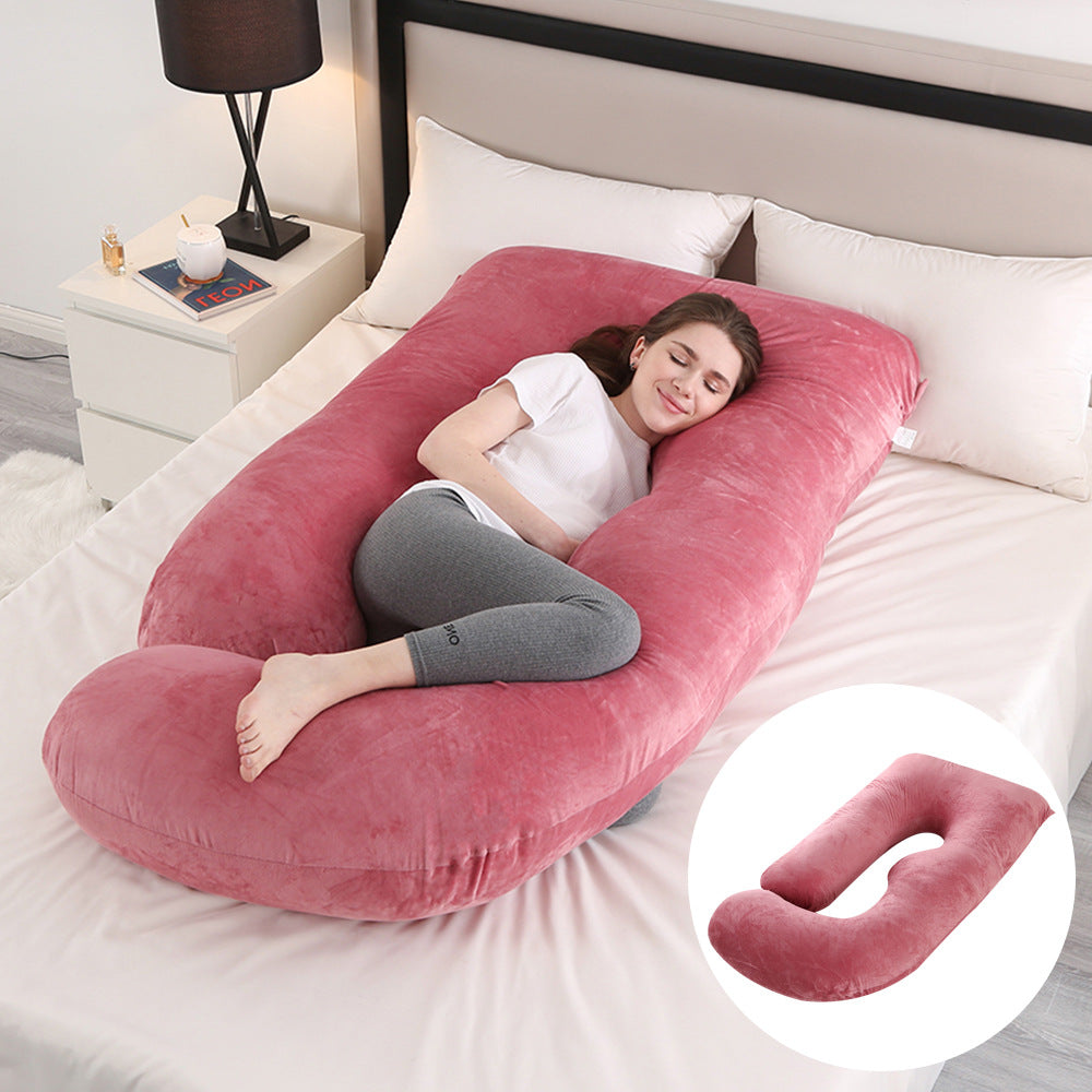 J-Shaped Pregnancy Pillow for Side Sleepers